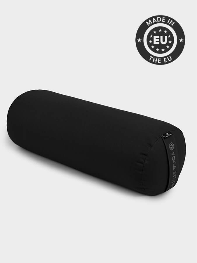 Yoga Studio Organic Cotton Yoga Bolster Black