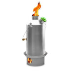 Kelly Kettle Base Camp 1.6 ltr (Stainless Steel) + Whistle