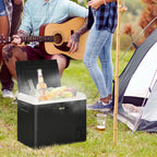 50L Car, Portable Compressor Car Fridge Freezer, Electric Cooler Box with 12/24V DC and 110-240V AC for Camping, Driving, Picnic, Down to -20℃
