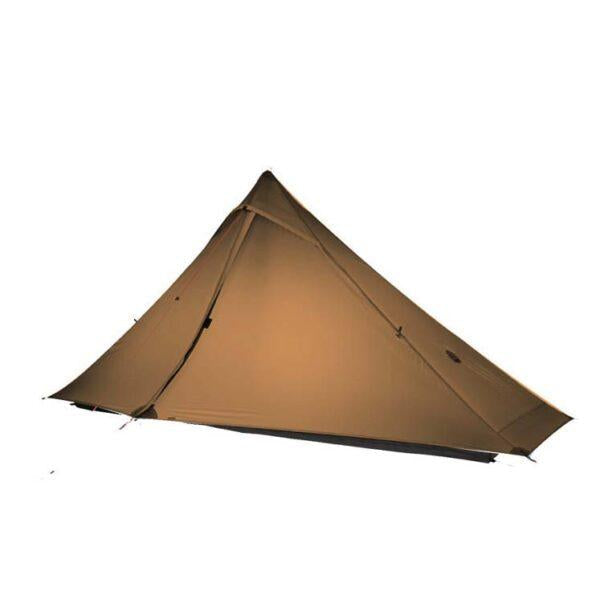 3F UL Gear Lanshan 1 Pro / 3 Season / Khaki Hiking Pole Tent