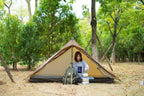 3F UL Gear Lanshan 1 Pro / 3 Season / Khaki Hiking Pole Tent