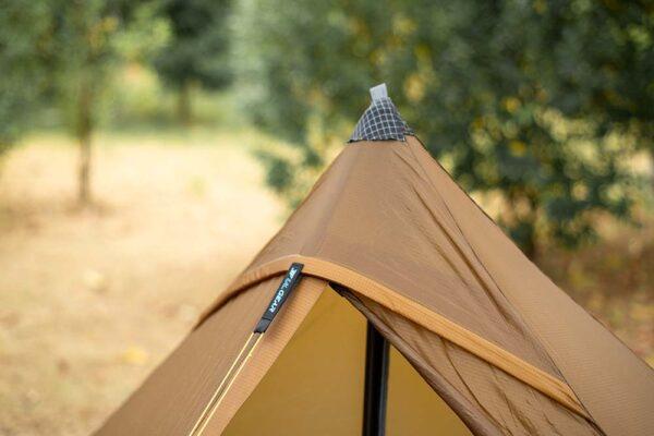 3F UL Gear Lanshan 1 Pro / 3 Season / Khaki Hiking Pole Tent