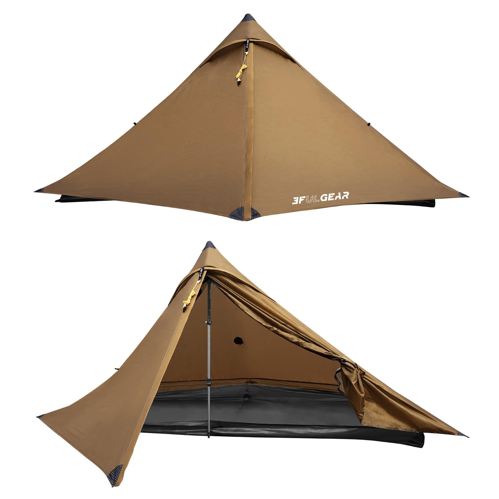 3F UL Gear Lanshan 1 Pro / 3 Season / Khaki / Silpoly / 2026 Version