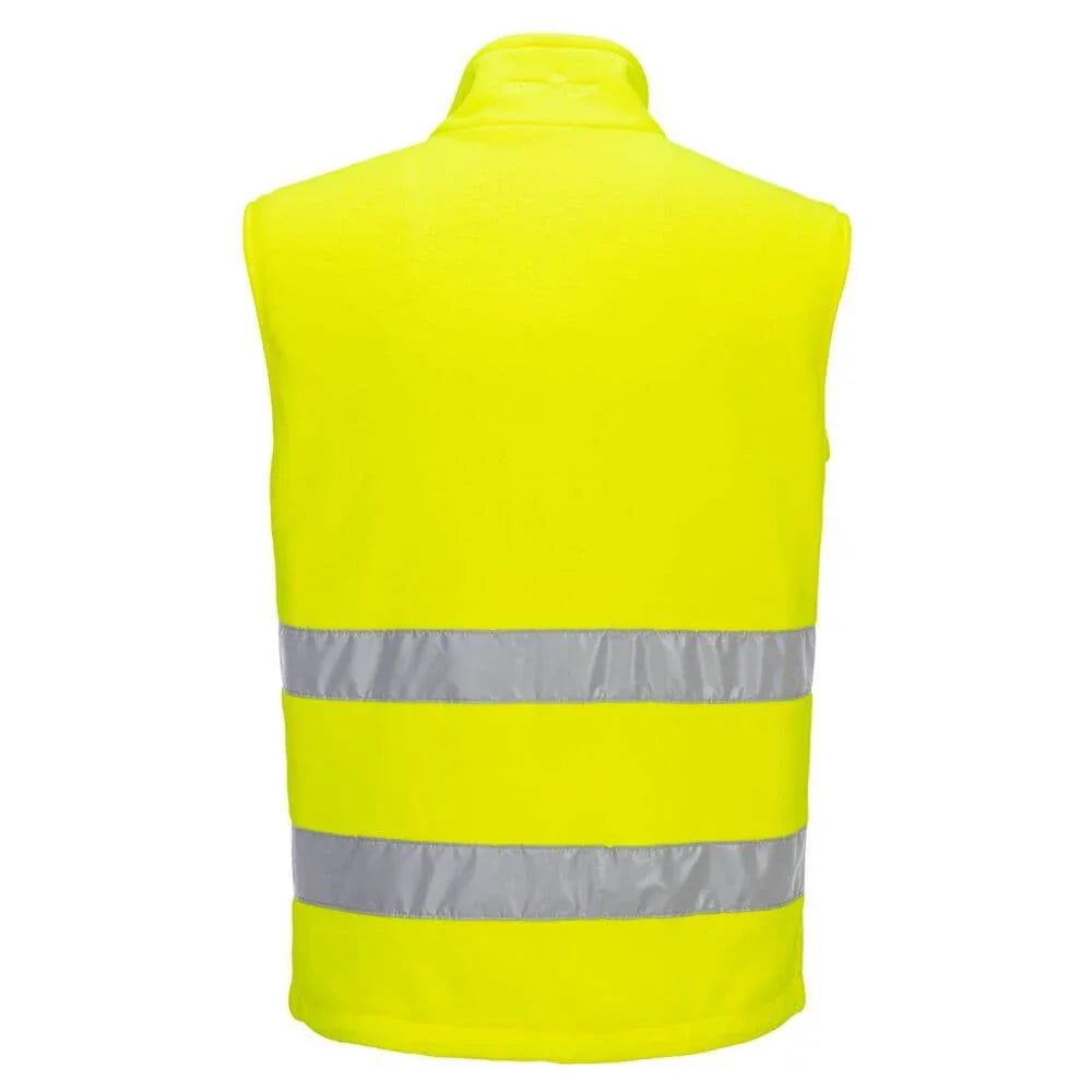 PORTWEST PW231 PW2 HI-VIS FLEECE BODYWARMER
