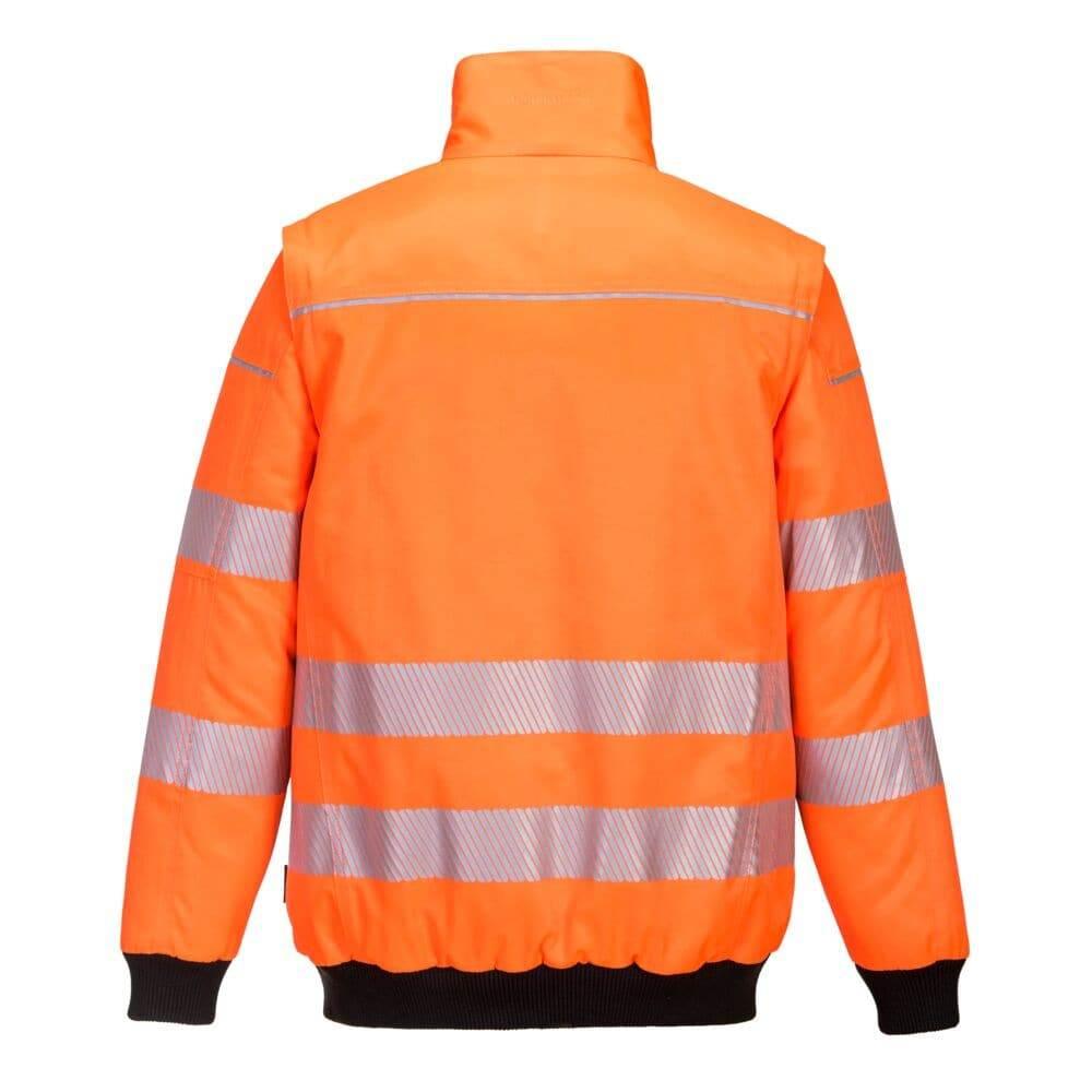 PORTWEST PW302 PW3 HI-VIS 3-IN-1 PILOT JACKET