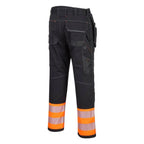 PORTWEST PW307 PW3 HI-VIS CLASS 1 HOLSTER POCKET TROUSERS Orange / Black - 32" Waist / 31" Regular Leg