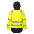 PORTWEST PW369 PW3 HI-VIS WINTER PARKA JACKET