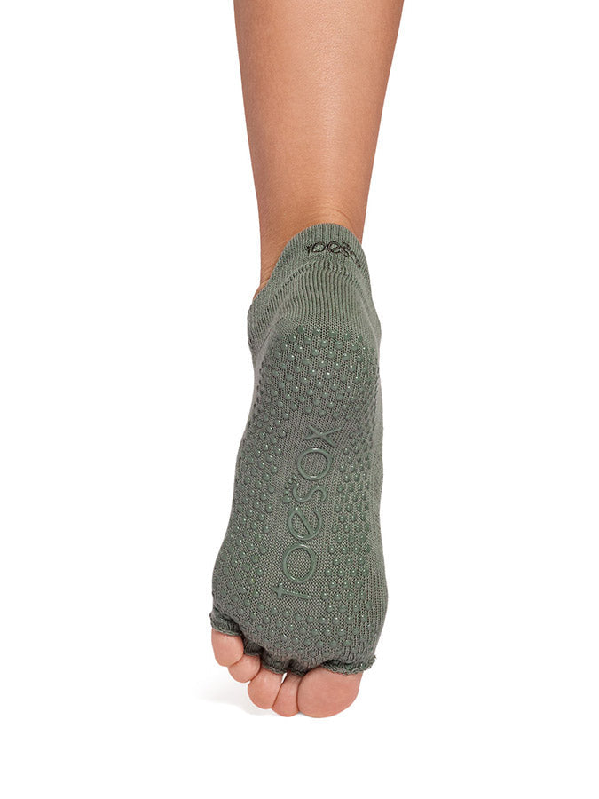 ToeSox Half Toe Bellarina Women's Yoga Grip Socks