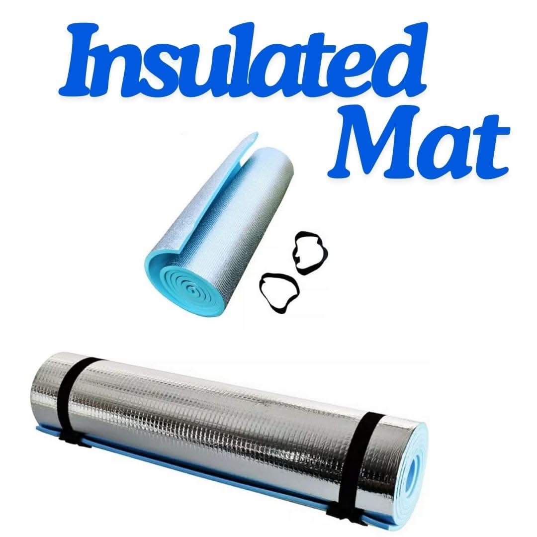 Single Waterproof Roll Up Foam Camping Mat with Carry Straps