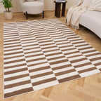 Loft Striped Brown Rug