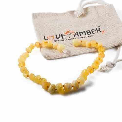 Adult Ambrosia Polished Butterscotch Baltic Amber Anklet