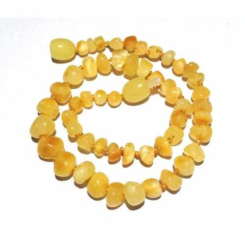 Adult Ambrosia Polished Butterscotch Baltic Amber Anklet