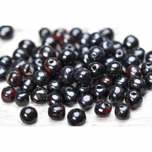 Adult Blackforest Dark Cherry Baltic Amber Stretch Bracelet