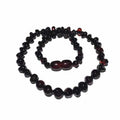 Adult Blackforest Polished Dark Cherry Baltic Amber Necklace