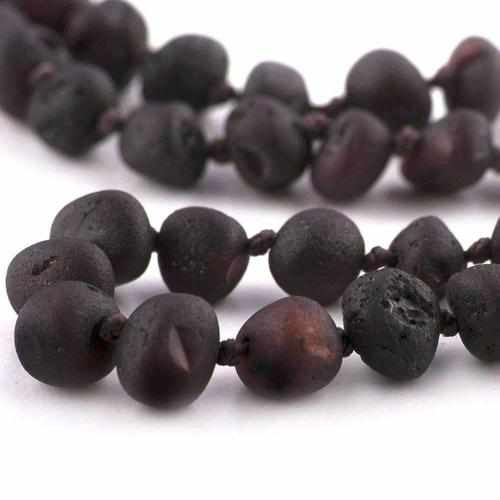 Adult Cherryaid Raw Dark Cherry Baltic Amber Necklace