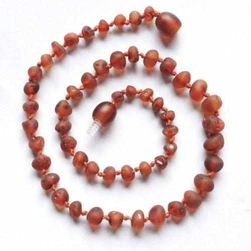 Adult Cocoa Raw Cognac Baltic Amber Anklet