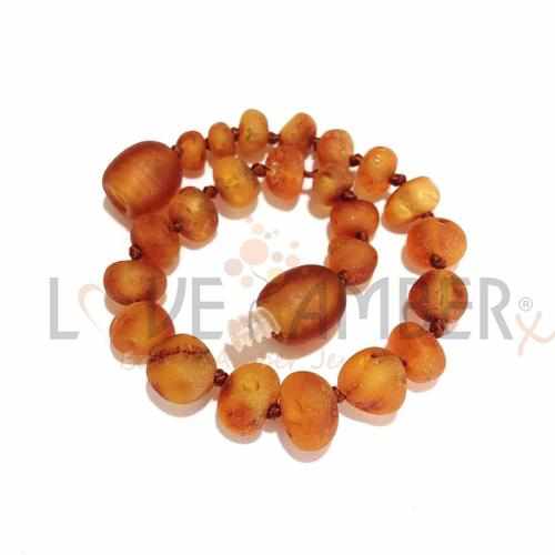 Adult Cocoa Raw Cognac Baltic Amber Bracelet