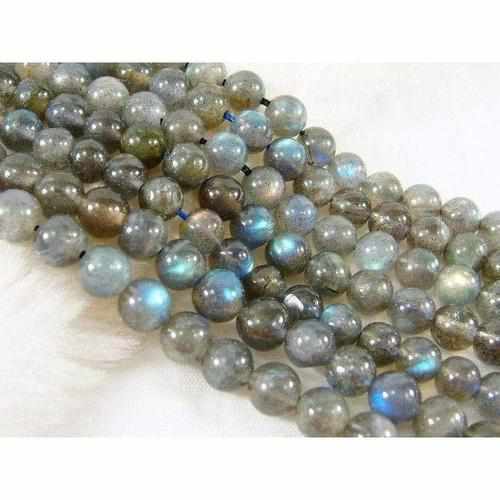 Adult Gaia Amethyst Rose Quartz Labradorite Baltic Amber Anklet