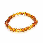 Adult Honeypot Honey Baltic Amber Stretch Bracelet