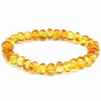Adult Honeypot Honey Baltic Amber Stretch Bracelet