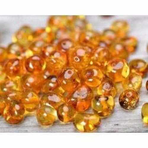 Adult Honeypot Polished Honey Baltic Amber Anklet