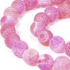 Adult Honeysuckle Polished Honey Baltic Amber Pink Agate Anklet
