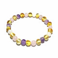 Adult Hormones Tara Moon Baltic Amber Moonstone Amethyst Rose Quartz Stretch Bracelet