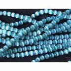 Adult Paradise Baltic Amber Blue Cats Eyes Aquamarine Gemstone Necklace