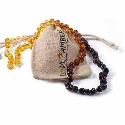 Adult Rainbow Bright Mixed Baltic Amber Necklace