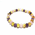 Adult Tara Honey Baltic Amber Gemstone Stretch Bracelet 18cm (ML Elastic)