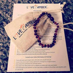 Child Bees Knees Raw Honey Baltic Amber Necklace