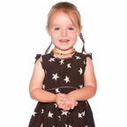 Child Blossom Honey Baltic Amber Purple Howlite Lapis Lazuli Quartz Necklace
