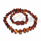 Child Brandy Snap Cognac Baltic Amber Necklace