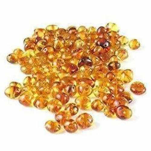 Child Brigid Fluorite and Honey Baltic Amber Anklet Bracelet