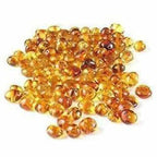 Child Brigid Fluorite and Honey Baltic Amber Anklet Bracelet