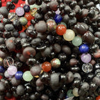 Child Chakra Rainbow After The Storm Mixed Cherry Baltic Amber Necklace