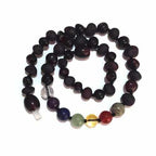 Child Chakra Rainbow After The Storm Mixed Cherry Baltic Amber Necklace 36cm
