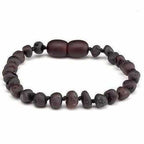 Child Cherryaid Raw Dark Cherry Baltic Amber Anklet Bracelet