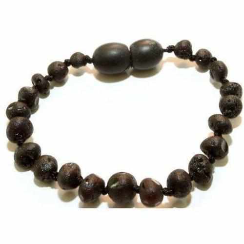 Child Cherryaid Raw Dark Cherry Baltic Amber Anklet Bracelet