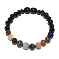 Child Cosmos Solar System Shungite Gemstone Baltic Amber Anklet Bracelet 13cm (XS)