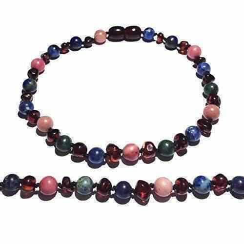 Child Earthchild Cherry Baltic Amber Gemstones Necklace