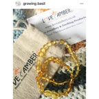 Child Goldirocks Polished Lemon Baltic Amber Anklet Bracelet