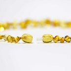 Child Goldirocks Polished Lemon Baltic Amber Bead Necklace