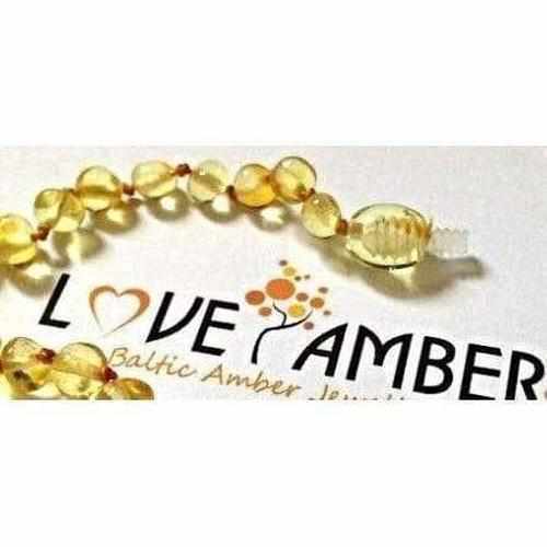 Child Goldirocks Polished Lemon Baltic Amber Bead Necklace