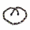 Child Helios Labradorite Bloodstone Polished Cherry Baltic Amber Necklace 40cm (XL)