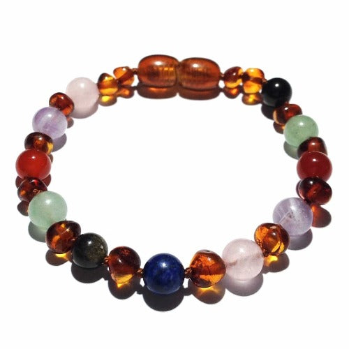Child Lullaby Amber Gemstone Sleep Anklet Bracelet