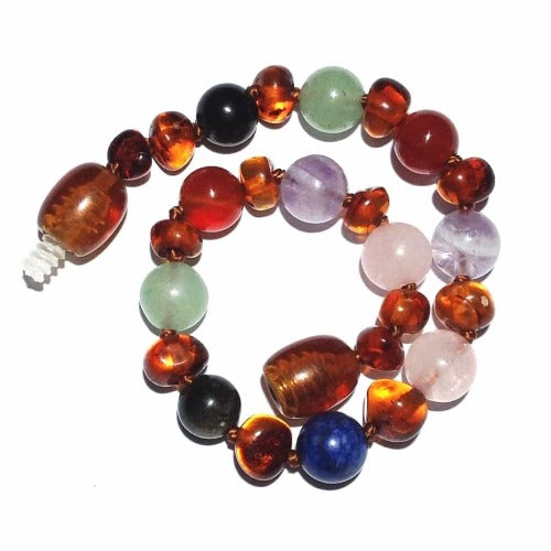 Child Lullaby Amber Gemstone Sleep Anklet Bracelet