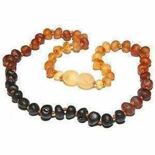 Child Ombre Raw Rainbow Baltic Amber Necklace