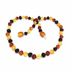 Child Shingle Raw Mixed Baltic Amber Necklace
