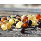 Child Shingle Raw Mixed Baltic Amber Necklace